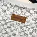 Louis Vuitton Inspired White Sweatshirt With Gradient Checkerboard Pattern And Brand Patch #B54367
