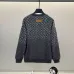 Louis Vuitton Inspired White Sweatshirt With Gradient Checkerboard Pattern And Brand Patch #B54367