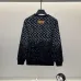 Louis Vuitton Inspired White Sweatshirt With Gradient Checkerboard Pattern And Brand Patch #B54367
