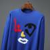 Louis Vuitton Sweaters 2022-23FW Men's Crew Neck Black/Blue #999930218
