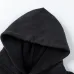 Off - White Black Hoodie With Artistic Graphic And Brand Tribute Design #B54199
