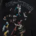 Off - White Black Hoodie With Artistic Graphic And Brand Tribute Design #B54199