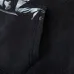 Off - White Black Hoodie With Artistic Graphic Print And Brand Elements #B54198
