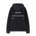 Off - White Black Hoodie With Artistic Graphic Print And Brand Elements #B54198