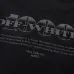 Off - White Black Hoodie With Artistic Graphic Print And Branded Details #B54196