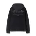 Off - White Black Hoodie With Artistic Graphic Print And Branded Details #B54196