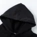 Off White Black Hoodie with Blue Green Glitter Logo and Front Pocket for Men and Women #B54202