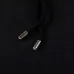 Off - White Black Washed Hoodie With Subtle Red Brand Logo #B54201