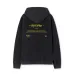 Off - White Black Washed Hoodie With Vintage Art Graphic And Brand Logo #B54197