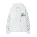 Off White Hoodie With Artistic Back Print Featuring Cherubs Car And Brand Elements Black/White #B54277