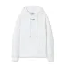 Off White Minimalist White Hoodie With Signature OFF Logo And Classic Design Black/White #B54279