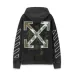 Off - White Washed Black Hoodie With Signature Diagonal Stripes And OFF Logo #B54280
