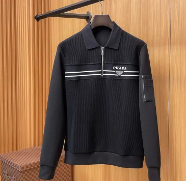 Prada 2025 Autumn and Winter wool blended pullover knit sweatshirt #B54803