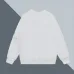 Prada White/Black Crew Neck Sweatshirt With Side Zipper Pocket For Modern Minimalist Style #B54220