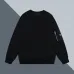 Prada White/Black Crew Neck Sweatshirt With Side Zipper Pocket For Modern Minimalist Style #B54220