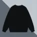 Stylish Prada Crew Neck Sweatshirt with Iconic Logo Detailing for Fashion Enthusiasts Black/White/Dark Brown #B54221
