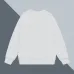 Stylish Prada Crew Neck Sweatshirt with Iconic Logo Detailing for Fashion Enthusiasts Black/White/Dark Brown #B54221