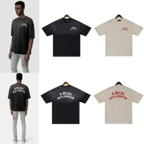 AMIRI Black/White 'AMIRI Hollywood'  T-shirt Amiri #B53380