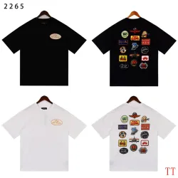 AMIRI Black/White Station Patch T-shirt #B53732
