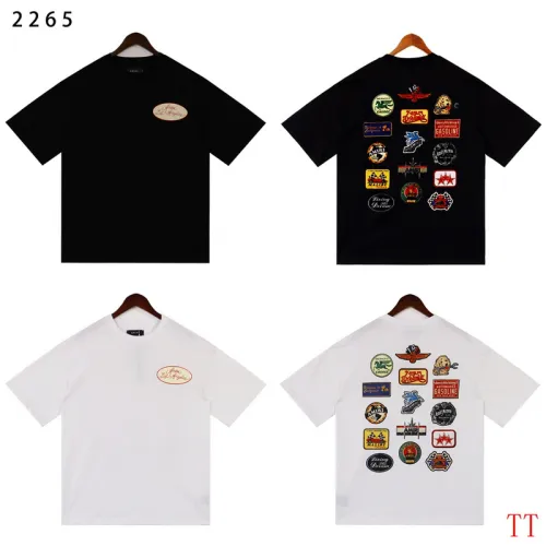 AMIRI Black/White Station Patch T-shirt #B53732