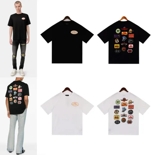 AMIRI STATION PATCH TEE T-shirt for men White/Black #B53361