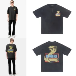 Amiri Snake Tee in Black #B53457