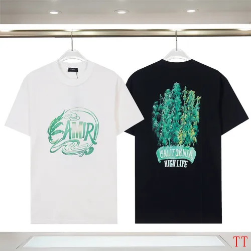 Amiri T-shirts 270g Black/White #B53060