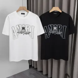 Amiri T-shirts 270g Black/White #B53061