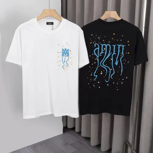 Amiri T-shirts 270g Black/White #B53062