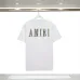 Amiri T-shirts AMIRI Watercolor Ma Tee Black/White #B53382