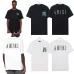 Amiri T-shirts AMIRI Watercolor Ma Tee Black/White #B53382