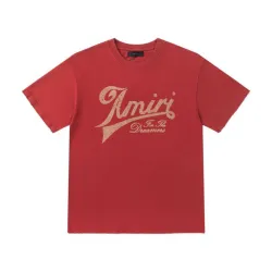Amiri T-shirts Black/Red #B51075