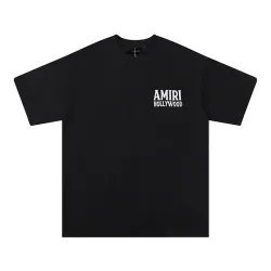 Amiri T-shirts Black/White #B50801