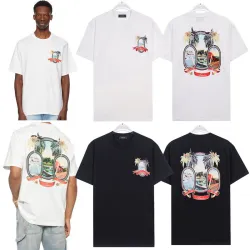 Amiri T-shirts Black/White #B51680