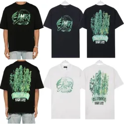 Amiri T-shirts Black/White #B52818