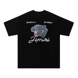 Amiri T-shirts Blue/Black #B47419