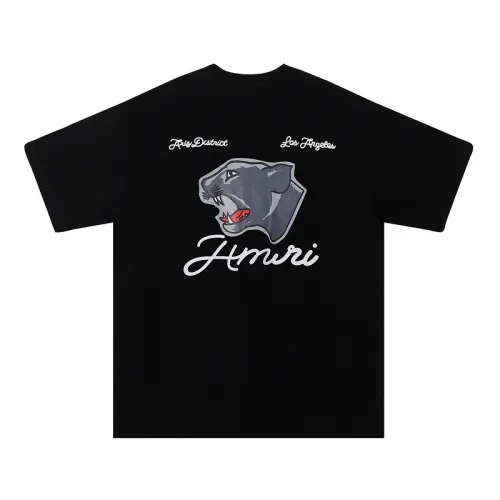 Amiri T-shirts Blue/Black #B47419