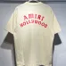 Amiri T-shirts Cotton Hollywood Black/White #B53957