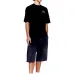 Amiri T-shirts Cotton Hollywood Black/White #B53957