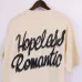 Amiri T-shirts HOPELESS ROMANTIC printing T-shirts Black/White #B48339