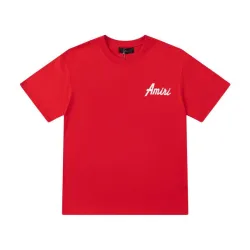 Amiri T-shirts Red/Black #B50907