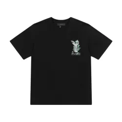 Amiri T-shirts White/Black #B50908