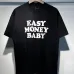 Amiri T-shirts easy money baby Black/White #B53956