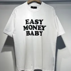 Amiri T-shirts easy money baby Black/White #B53956