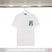 Amiri Watercolor Short-Sleeve Logo Tee In Black/White #B53730