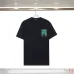 Amiri Watercolor Short-Sleeve Logo Tee In Black/White #B53730