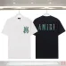 Amiri Watercolor Short-Sleeve Logo Tee In Black/White #B53730