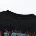 Black AMIRI California Graphic Tee With Retro Palm Tree And Flame Design #B54355