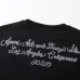 Black Distressed AMIRI Art Design Studio Tee With Los Angeles 90210 Print #B54356