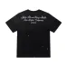 Black Distressed AMIRI Art Design Studio Tee With Los Angeles 90210 Print #B54356